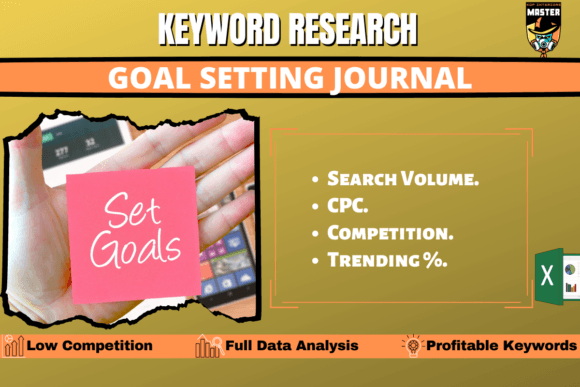 Download Goal Setting Journal Keywords - Premium Bundle